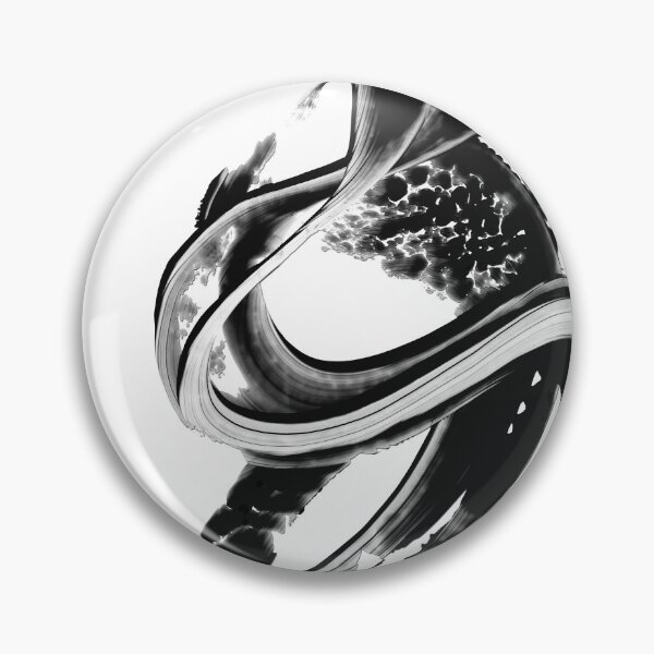 Item preview, Embracing The Moon 2 Black And White Lunar Art designed and sold by Sharon Cummings Art.