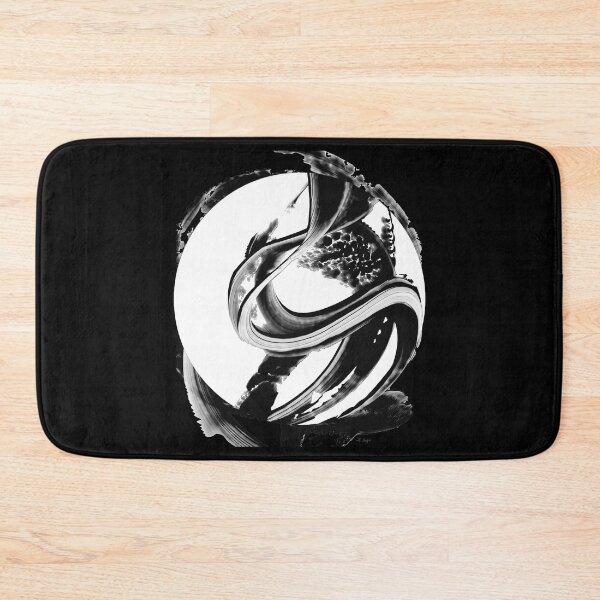 Item preview, Embracing The Moon 2 Black And White Lunar Art designed and sold by Sharon Cummings Art.