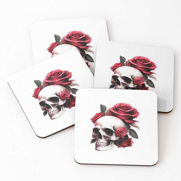 Item preview, SKULL ROSES HALLOWEEN DAY OF DEADS DIA DE MUERTOS MEXICAN #ogirdor designed and sold by ogirdorgraphics.