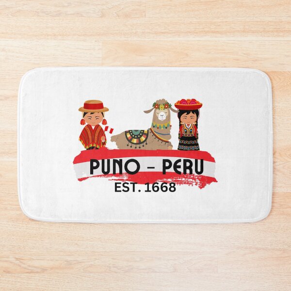 Item preview, Puno - Uros Island -  Peruvian kids and a lhama designed and sold by dwangarts.