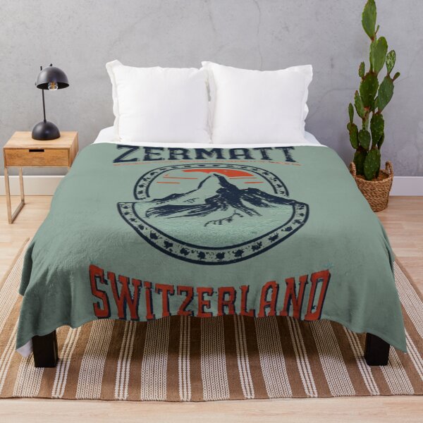 Item preview, Vintage Zermatt Switzerland Design designed and sold by GoodOldVintage.