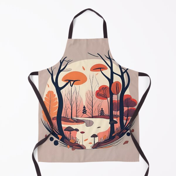 Item preview, Autumn Forest Minimalistic Drawing designed and sold by Patricks-Art.