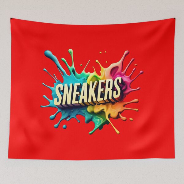 Item preview, Sneakers Street Art Splashes designed and sold by redask2me.