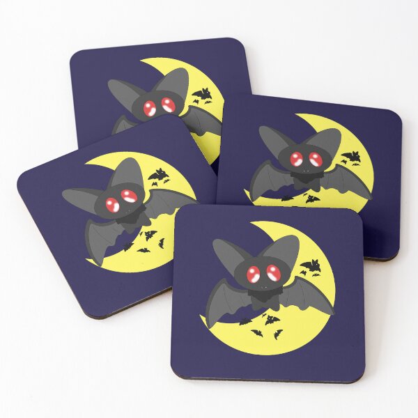 Item preview, Adorable Bat Swarm With Moon designed and sold by AilurosLunaire.