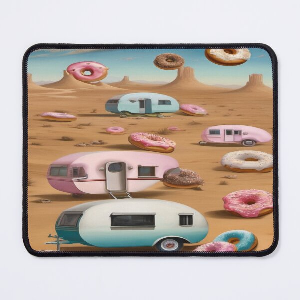 Item preview, Donuts Caravans Surreal Painting designed and sold by druidwolfart.