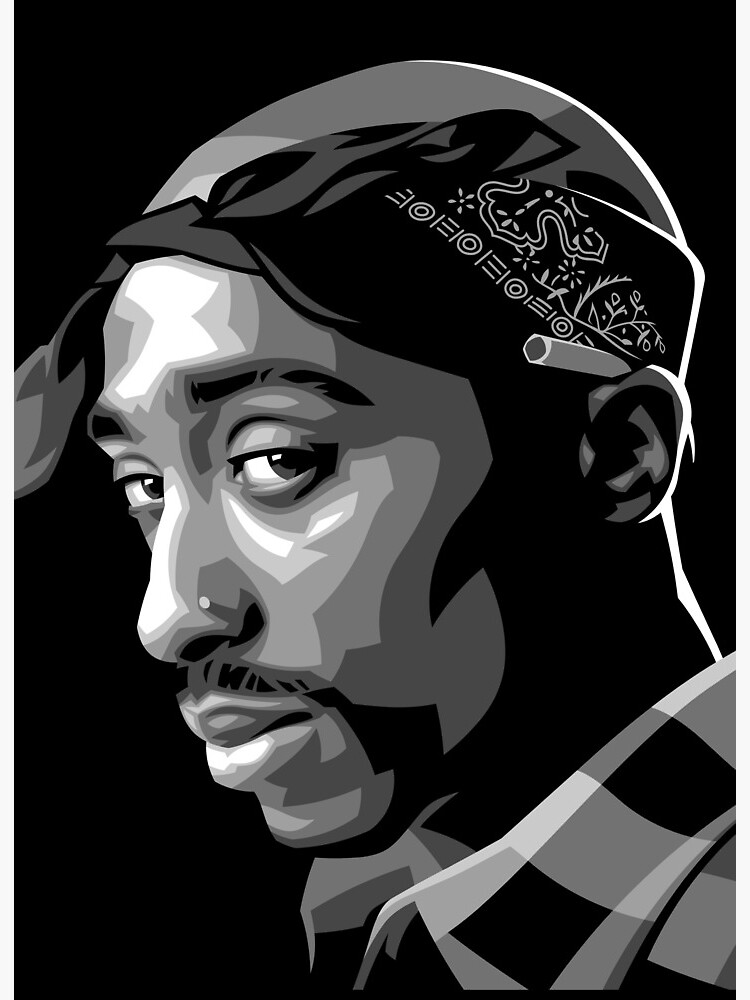 Famous Rapper Singer Tupac Art Print Bathroom Sets, Shower Curtain Sets.