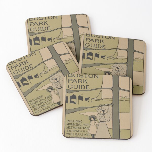 Item preview, Vintage Boston Parks Poster designed and sold by Caroline Amanda.