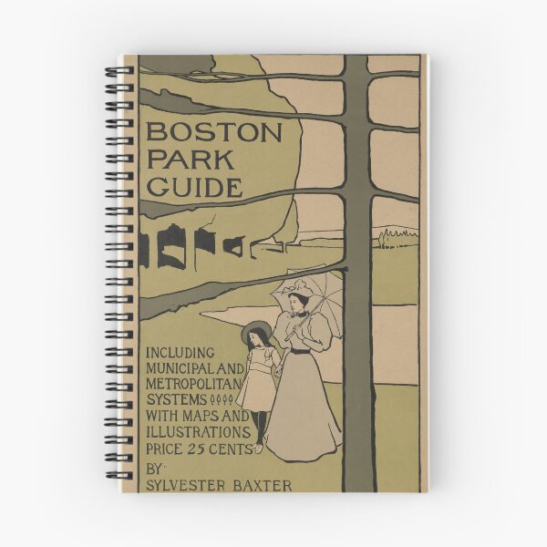 Item preview, Vintage Boston Parks Poster designed and sold by Caroline Amanda.