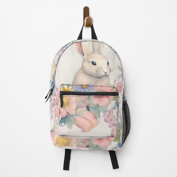 Item preview, Cute Bunny in Flower Field- Pastel Color designed and sold by BellaLawi.
