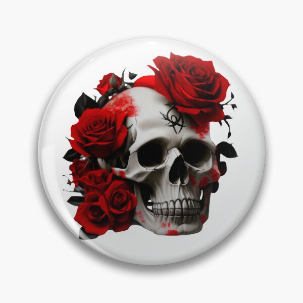 Item preview, SKULL ROSES HALLOWEEN DAY OF THE DEAD DIA DE MUERTOS MEXICAN #ogirdor designed and sold by ogirdorgraphics.
