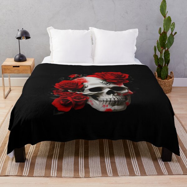 Item preview, SKULL ROSES HALLOWEEN DAY OF THE DEAD DIA DE MUERTOS MEXICAN #ogirdor designed and sold by ogirdorgraphics.