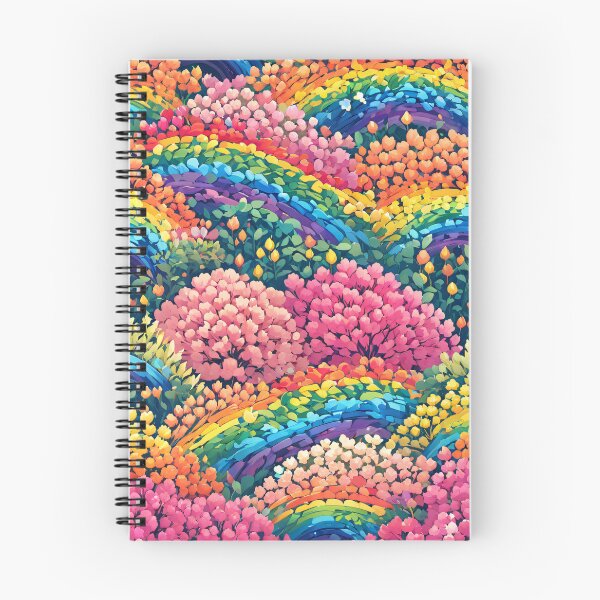 Item preview, Colorful flowers form rainbows designed and sold by MindFrank.