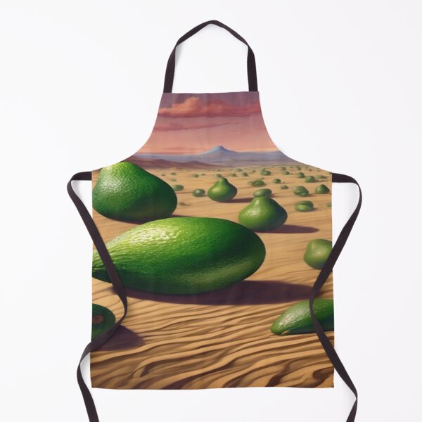 Item preview, Avocado Desert Surrealist Painting designed and sold by druidwolfart.