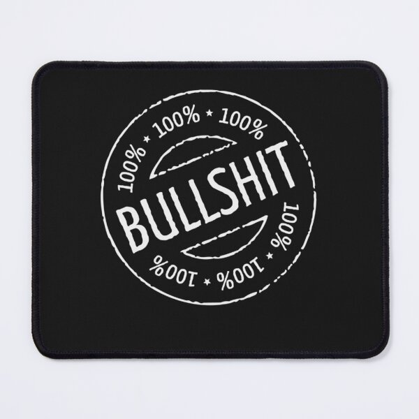 Item preview, 100% Bullshit Stamp (White)   designed and sold by KimberlyJJorgen.