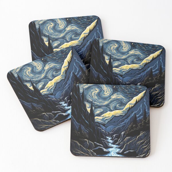 Item preview, Thule River Valley at Night designed and sold by OccultDreams.