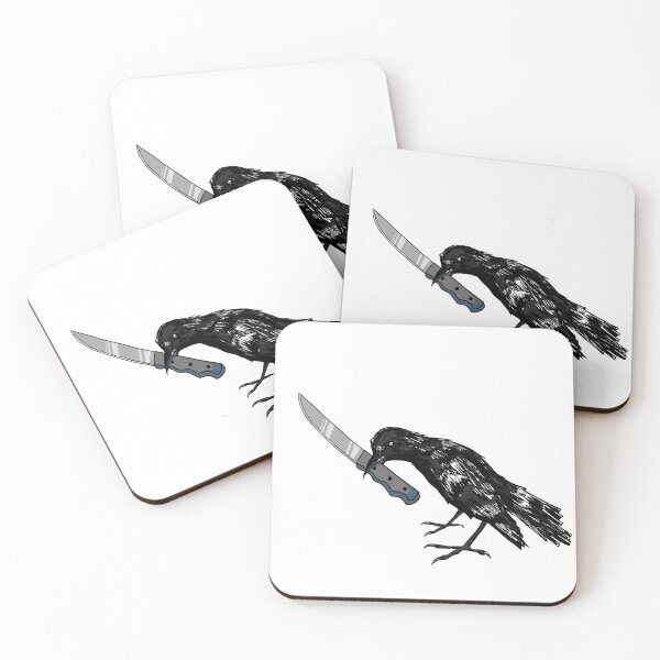 Item preview, Crow with Knife designed and sold by AidanThomasArt.
