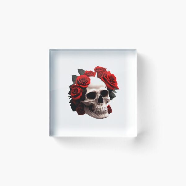 Item preview, SKULL ROSES HALLOWEEN DAY OF THE DEAD DIA DE MUERTOS MEXICAN #ogirdor designed and sold by ogirdorgraphics.
