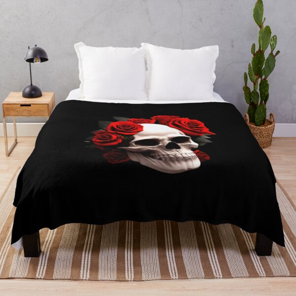Item preview, SKULL ROSES HALLOWEEN DAY OF THE DEAD DIA DE MUERTOS MEXICAN #ogirdor designed and sold by ogirdorgraphics.