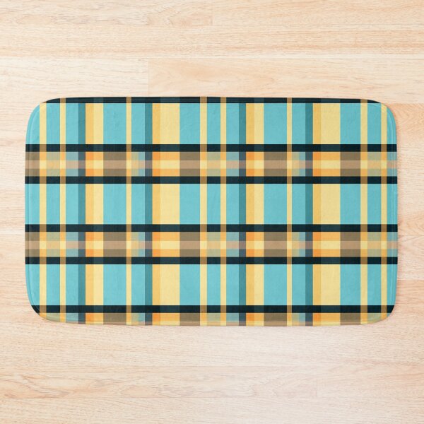 Item preview, Blue & Yellow Plaid Pattern designed and sold by ShantyShawn.