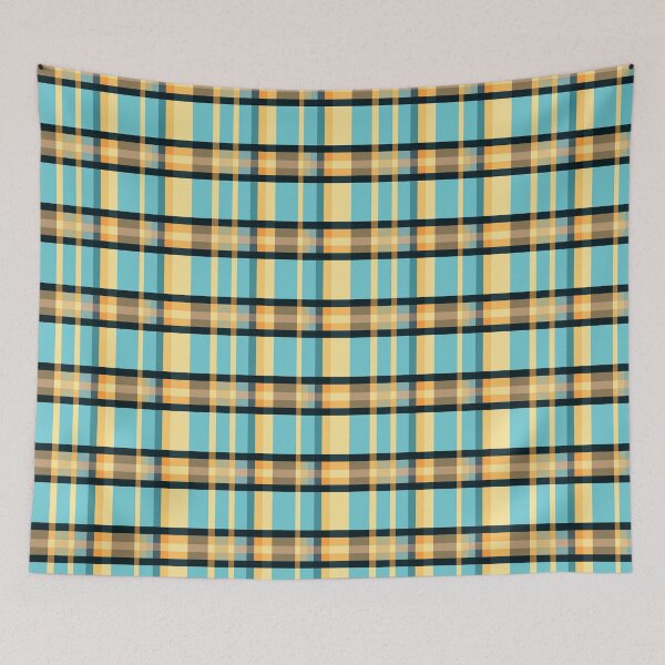 Item preview, Blue & Yellow Plaid Pattern designed and sold by ShantyShawn.