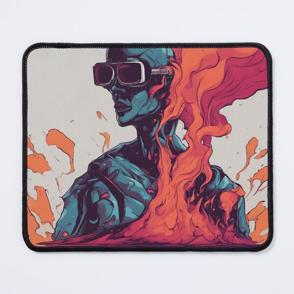 Item preview, Molten Memoirs: Volcano Man's Harmonic Dance with Nature's Wrath designed and sold by The-Library.
