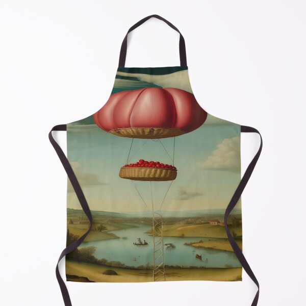 Artikelvorschau, Hotdog-Wurst-Ballon-surrealistische Malerei entworfen und verkauft von druidwolfart.