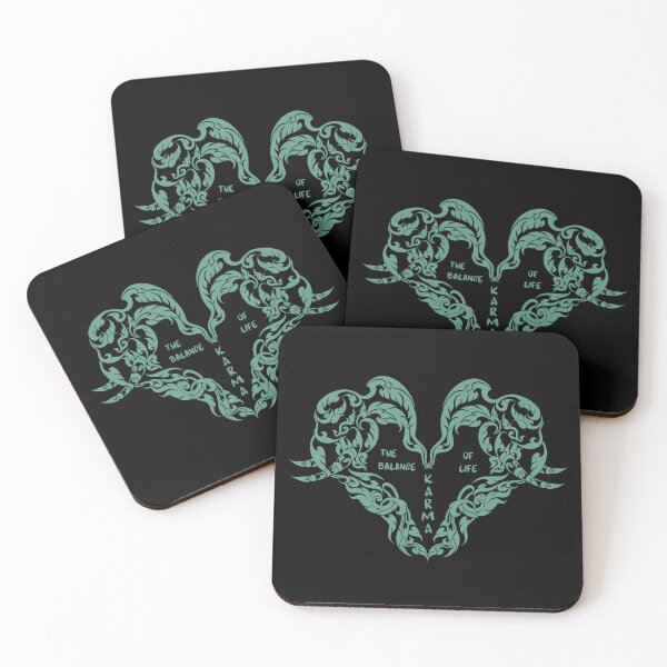 Item preview, Karma Decorative Tribal Elephant Heads Heart designed and sold by CarleLS.