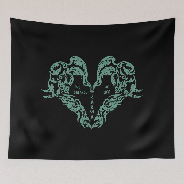 Item preview, Karma Decorative Tribal Elephant Heads Heart designed and sold by CarleLS.