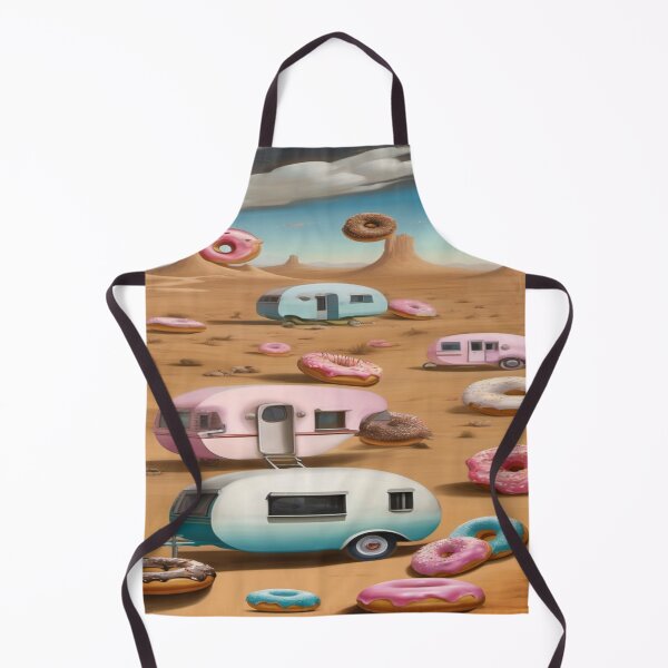 Item preview, Donuts Caravans Surreal Painting designed and sold by druidwolfart.