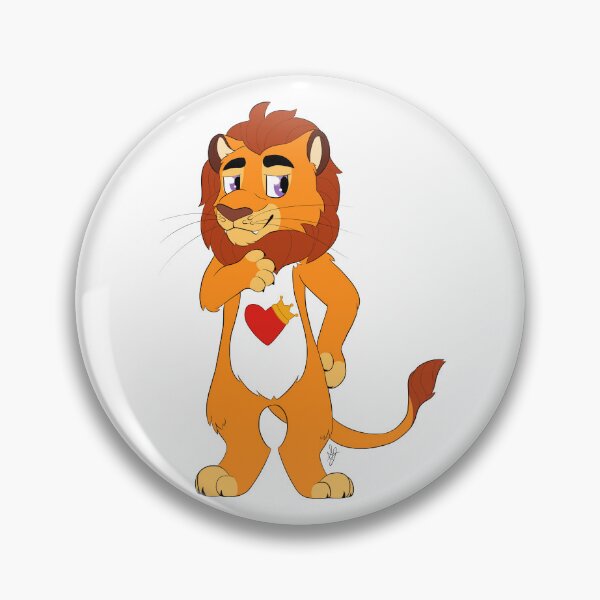 Aperçu de l'œuvre Lion au cœur courageux créée et vendue par Edithlynxstudio.