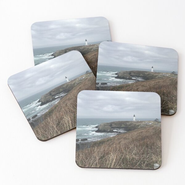 Item preview, Lighthouse off the Northwest Pacific Coast OREGON Photography designed and sold by ElegantTeaTime.