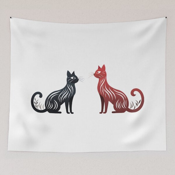 Item preview, Papercut art of Face to Face Cat designed and sold by KNAA.