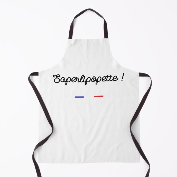 Item preview, French expression and proverb Saperlipopette designed and sold by FriskyLama.