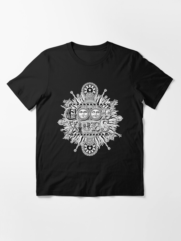 Alternate view of GOOD VIBES >> T-SHIRT , APPAREL, STICKER ,CLOCK, ETC Essential T-Shirt