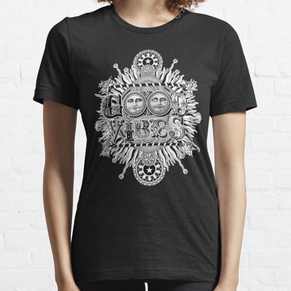 GOOD VIBES >> T-SHIRT , APPAREL, STICKER ,CLOCK, ETC Essential T-Shirt