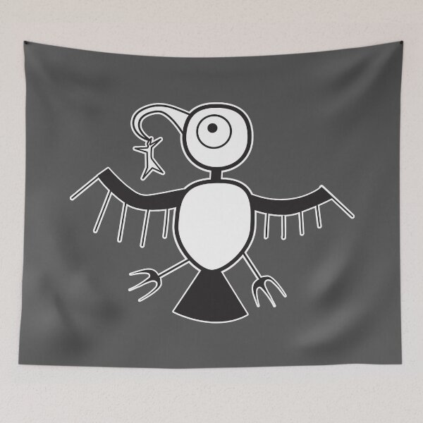 Item preview, Thunderbird petroglyph designed and sold by Delukart.