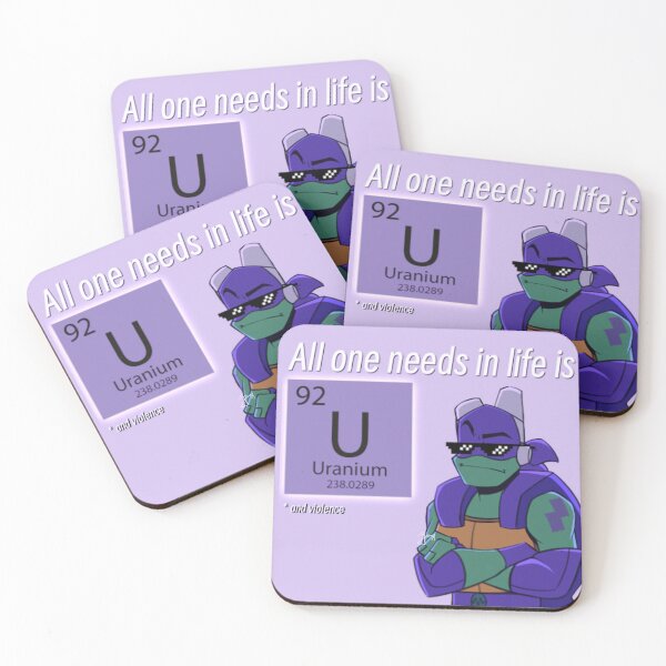 Item preview, All one needs in life is Uranium - Version 1 designed and sold by DeweyArtBee.
