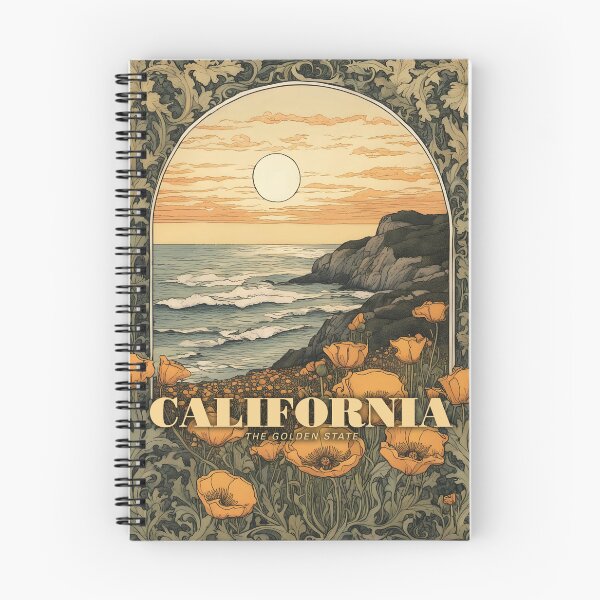 Item preview, State of California Watercolor Style Print designed and sold by EThreeDesigns.