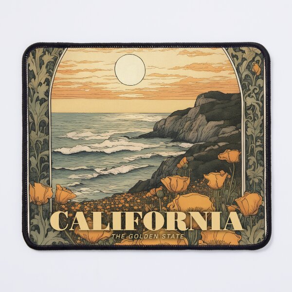 Item preview, State of California Watercolor Style Print designed and sold by EThreeDesigns.