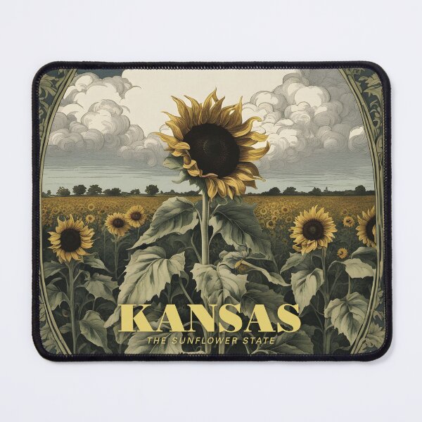 Item preview, State of Kansas Watercolor Style Print designed and sold by EThreeDesigns.