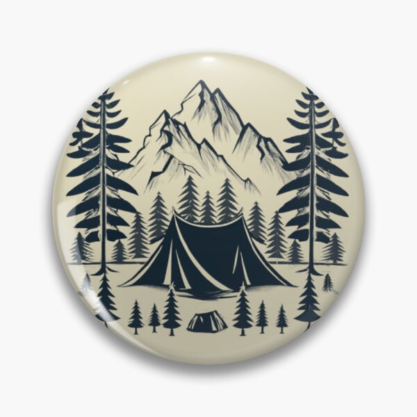 Item preview, Camping at the Foot of the Mountains designed and sold by AOCollections.