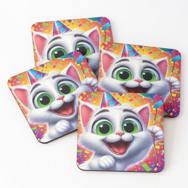 Item preview, Goofy Birthday Cat designed and sold by irisonline.