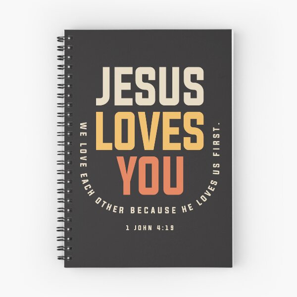 Item preview, Jesus Loves You - 1 John 4:19 Christian designed and sold by cidolopez.