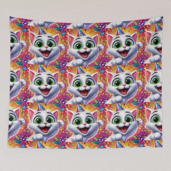 Item preview, Goofy Birthday Cat designed and sold by irisonline.