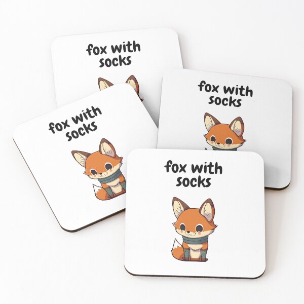 Item preview, Fox With Socks designed and sold by ChaiTees.