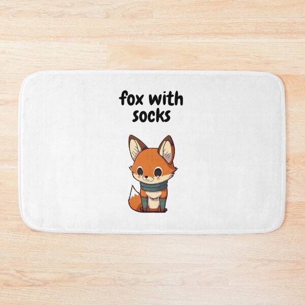 Item preview, Fox With Socks designed and sold by ChaiTees.
