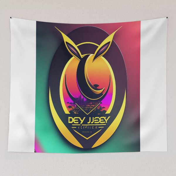 Item preview, DJ glowing vinyl record, highlighting the DJ's Love designed and sold by Saloo22.