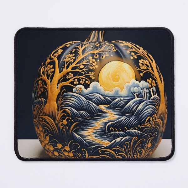 Item preview, hand crafted and painted halloween pumpkin designed and sold by dcrc.