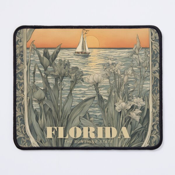 Item preview, State of Florida Watercolor Style Print designed and sold by EThreeDesigns.