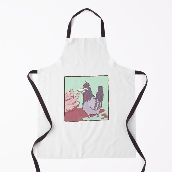 Item preview, pigeon with knive designed and sold by Childish by Design.